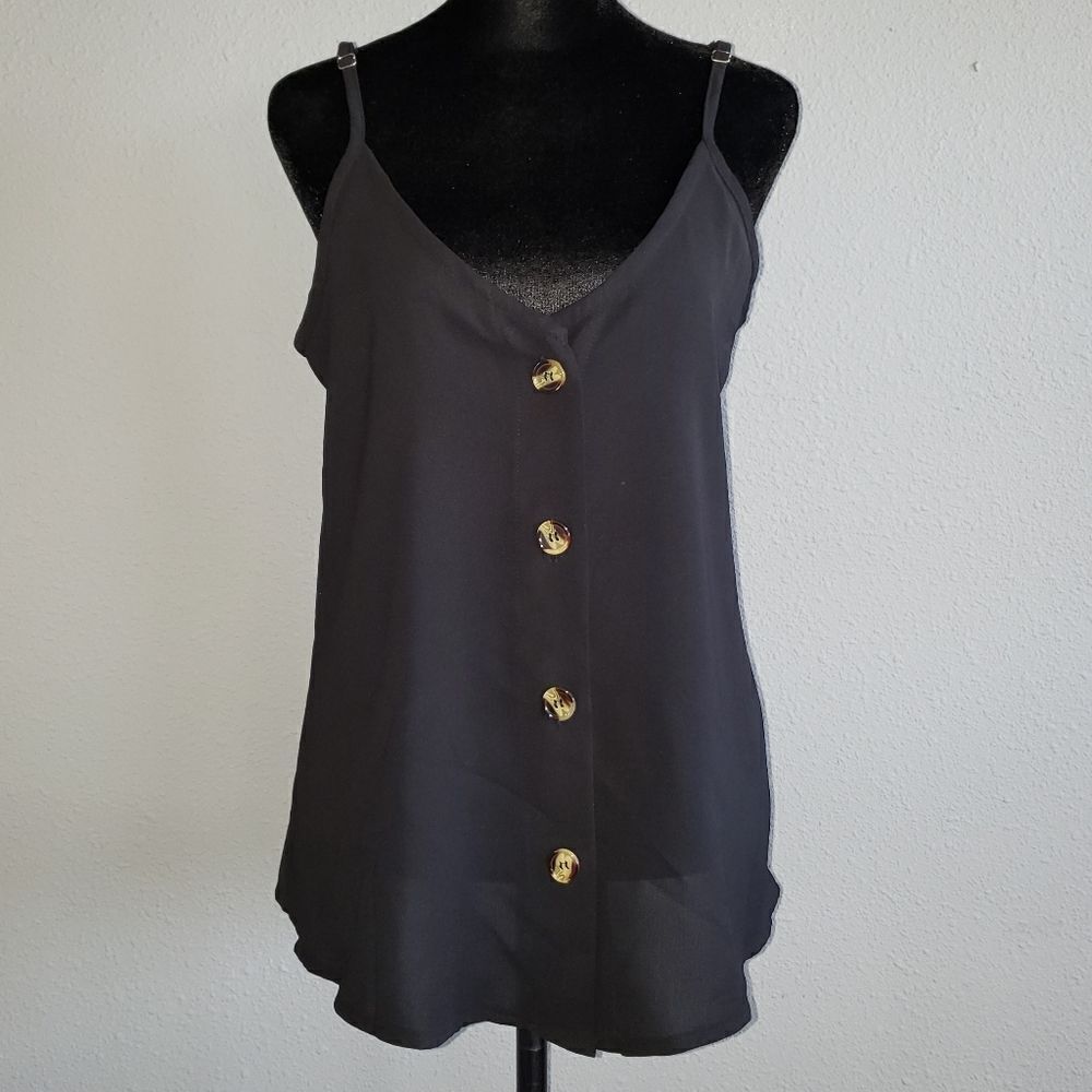 Black Polyester Adjustable Tank
